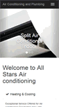 Mobile Screenshot of allstarsairconditioning.com.au